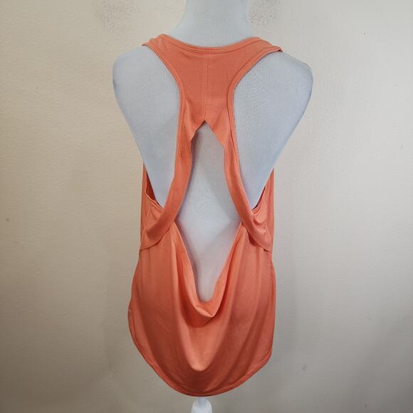 Zyia Top Womens 3XL Orange Vented Open Back Tank Lightweight Gym Train XXXL - Picture 3 of 5